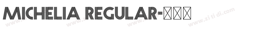 Michelia Regular字体转换